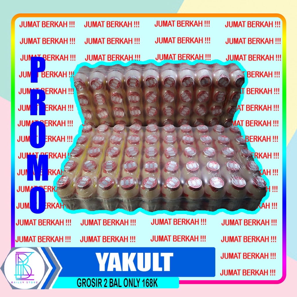 

PROMO !!! YAKULT GROSIR 2 BAL ( 100 PCS)