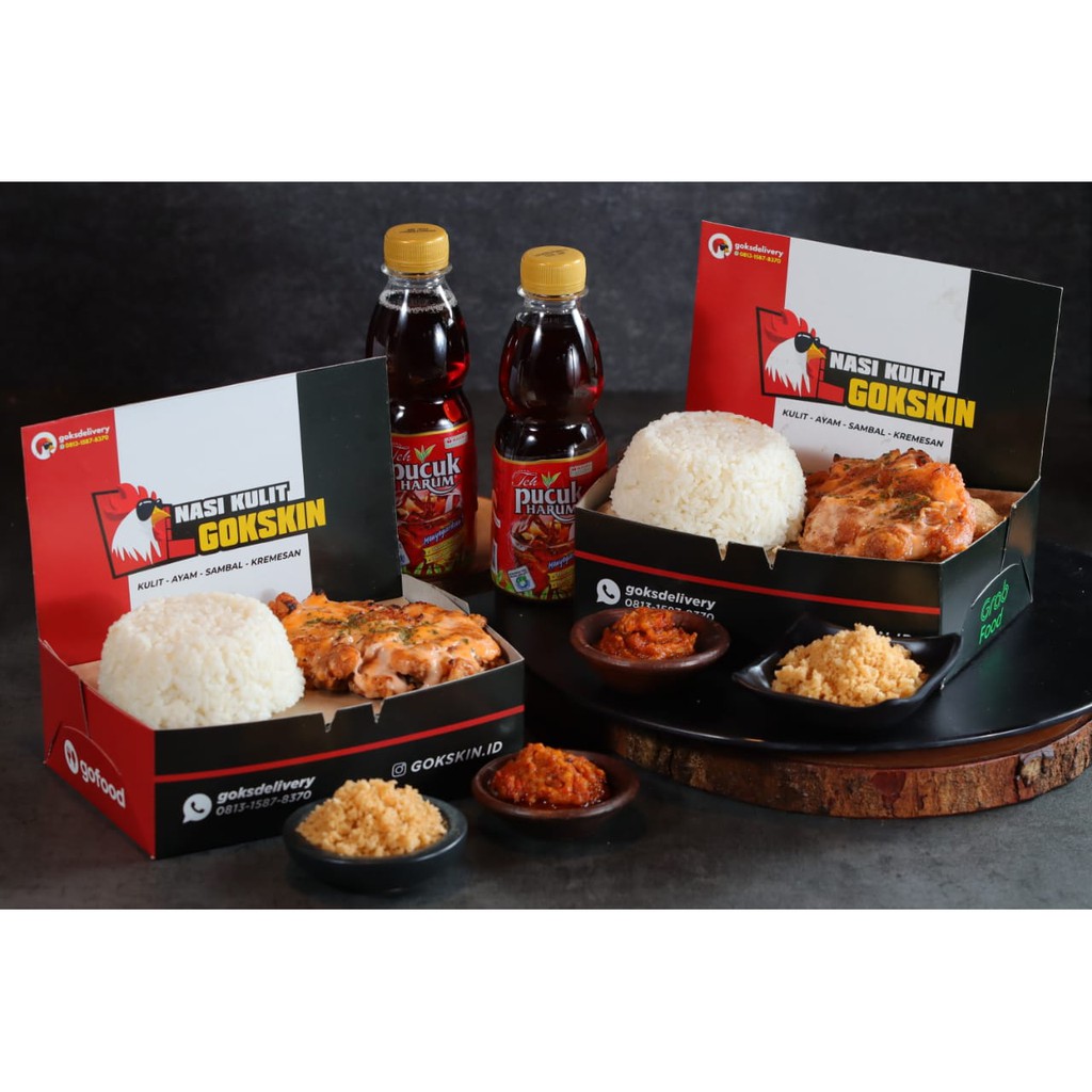 2 Nasi Ayam Mentai Sambal + 2 Teh Pucuk - Gokskin