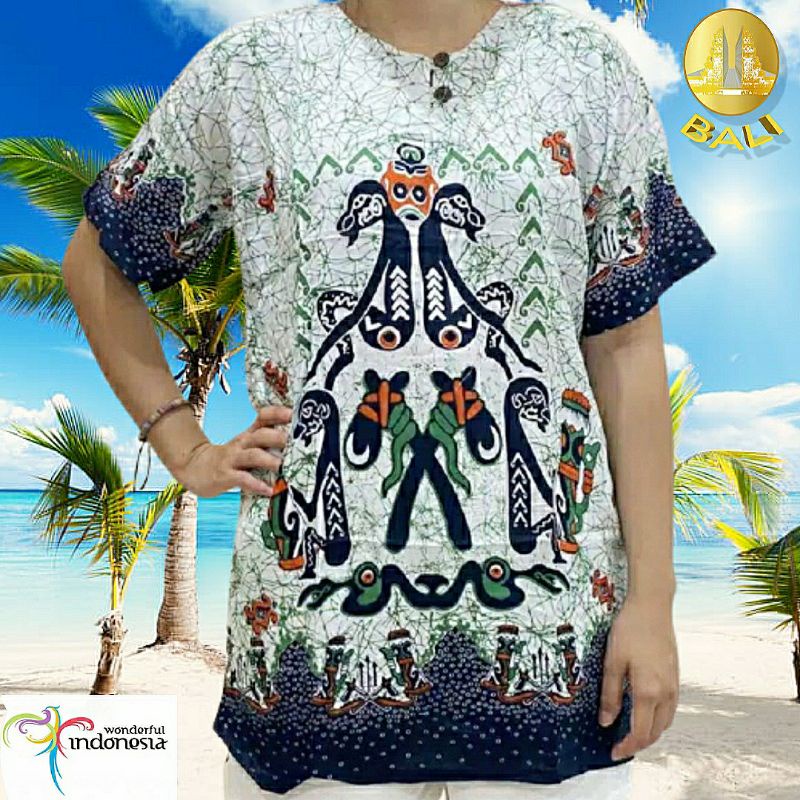baju bali cowok cewek size XL ld 110 cm baju bali unisex bahan rayon berkwalitas halus, lembut dan adem