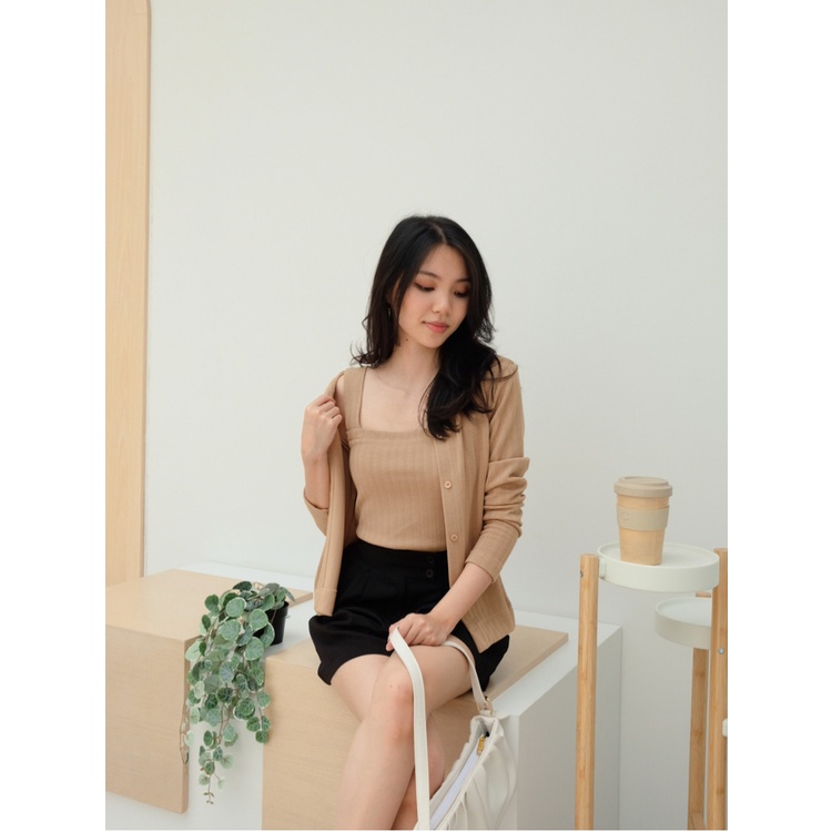 Kadaka T-0461 Cardigan Knit Stretch Premium Korea