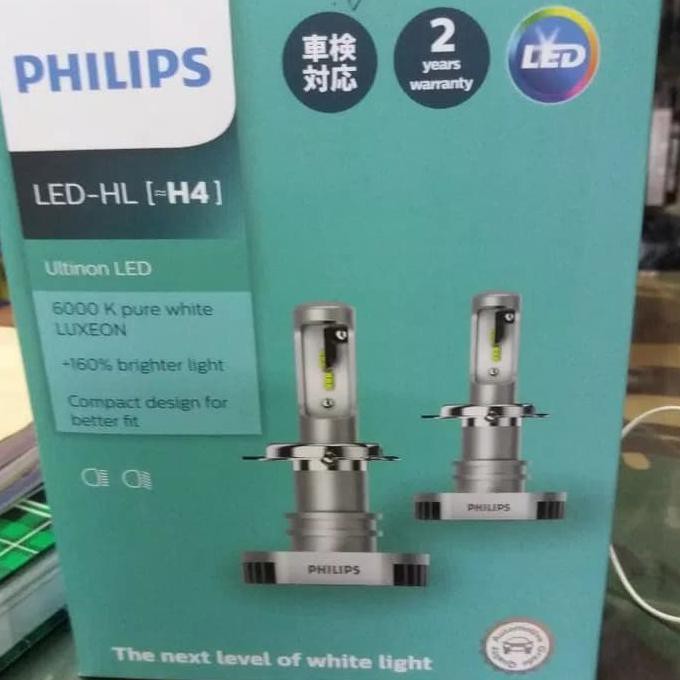 DISCOUNT PHILIPS LED ULTINON H4 - LAMPU MOBIL PUTIH 11342UL #7