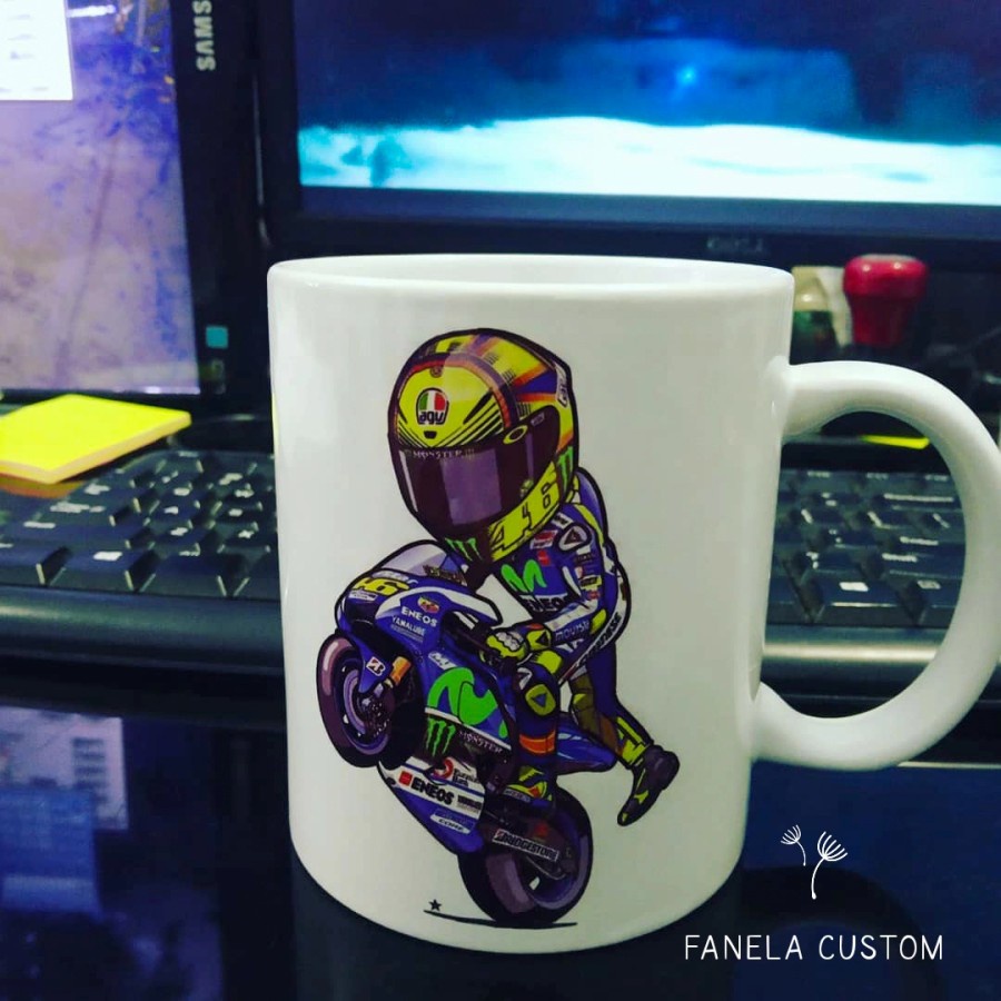 Gelas Kopi Valentino Rossi Mug VR46 Valentino Rossi