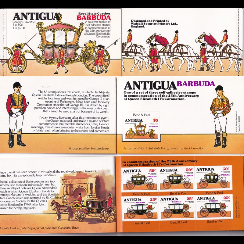 

Barbuda 1978 - The 25th Anniversary of the Coronation of Queen Elizabeth II - Antigua Postage Stamps Overprinted "BARBUDA