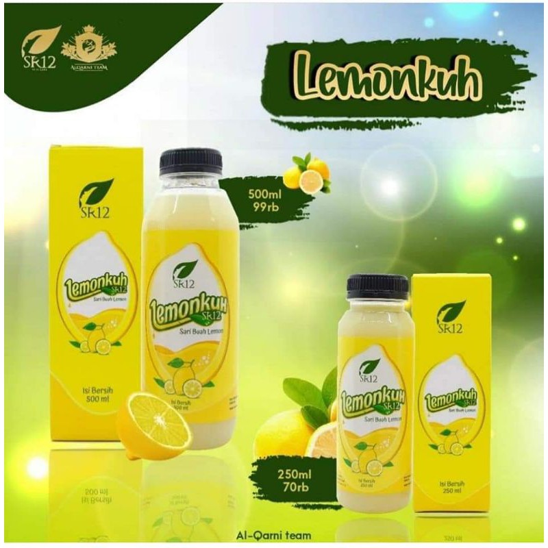 

SR12 LEMONKUH SARI BUAH LEMON ASLI