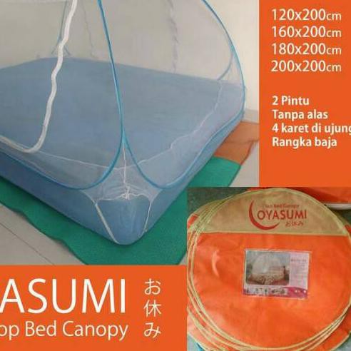 ➾ Kelambu Lipat 180x200 200x200 210x210 120x200 160x200 Oyasumi Kelambu Tidur Kelambu Tenda ▲