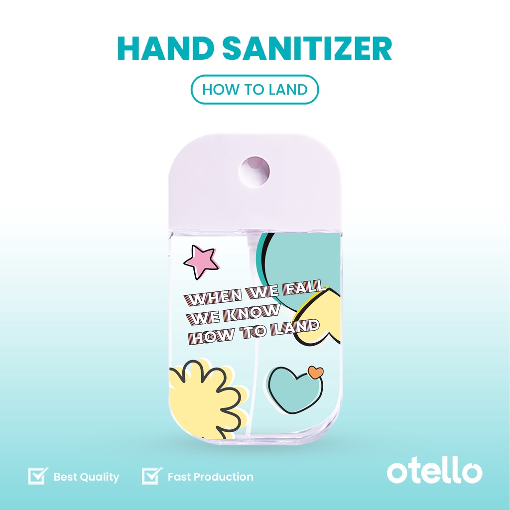 Otello Hand Sanitizer BTS Permission to Dance Spray Bottle Bangtan Kpop