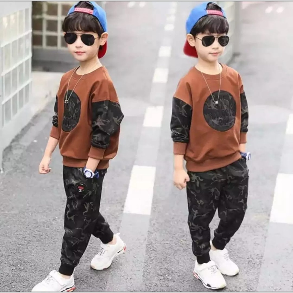 SETELAN SWEATER ANAK TERBARU SETELAN SWEATER SPVTN KIDS 1-5 TAHUN