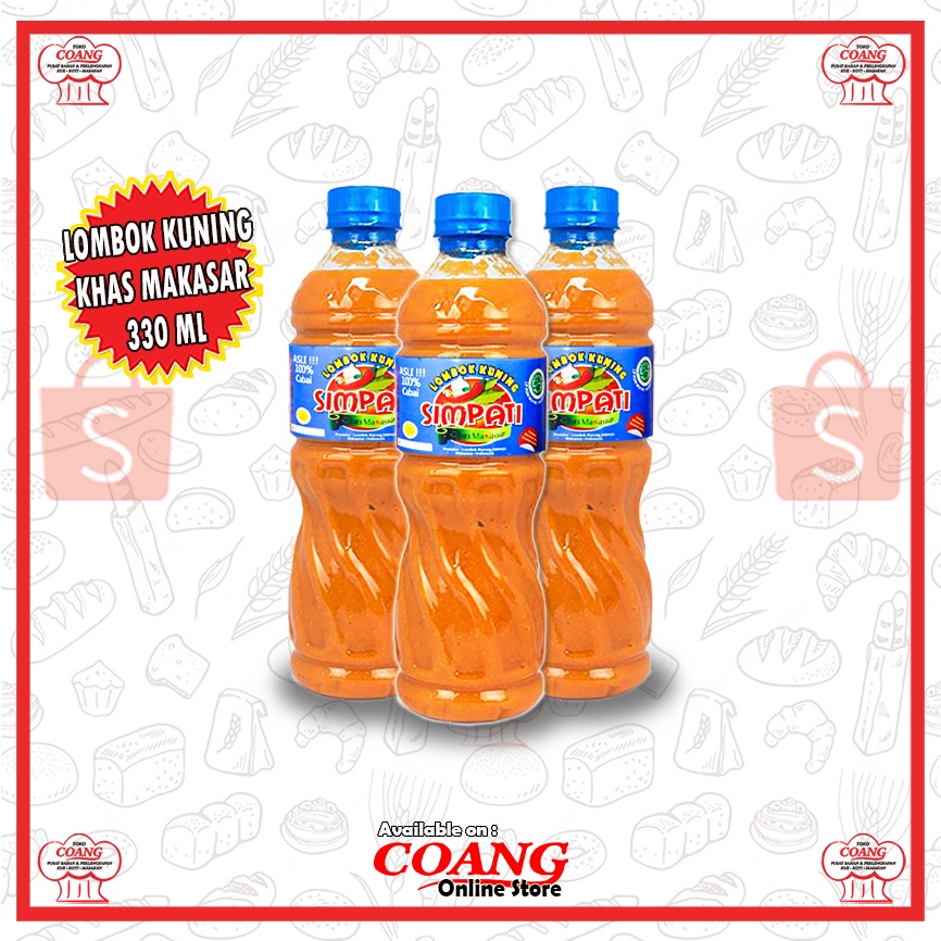 

SIMPATI LOMBOK KUNING 330 ML - SAOS KHAS MAKASSAR