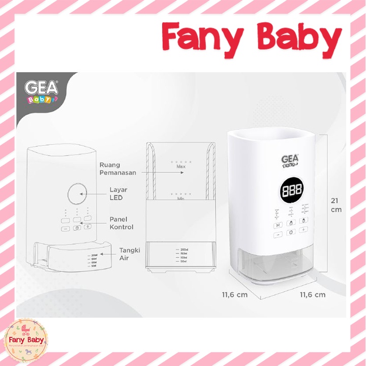 GEA BABY SMART AUTO BOTTLE WARMER