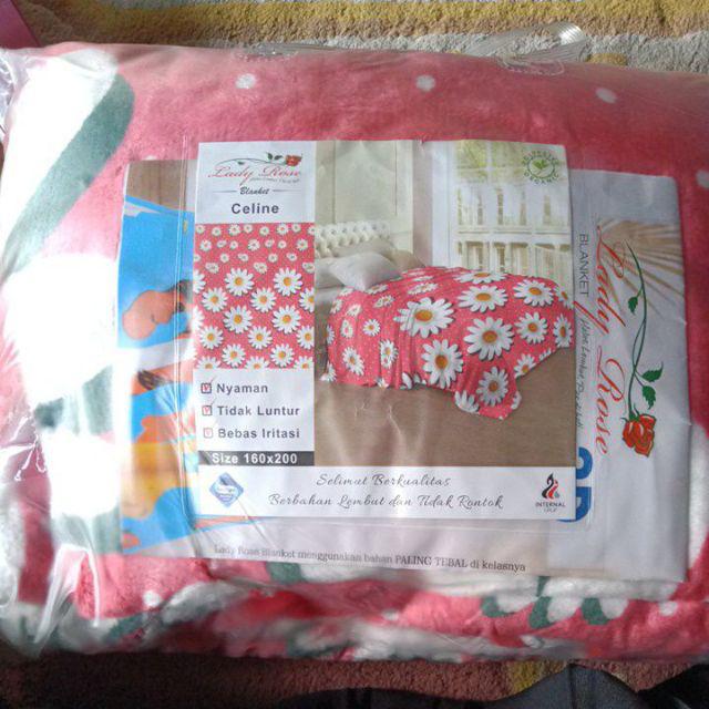 Selimut Bulu Lady Rose Super Soft Cod Surabaya Ijn Plaza