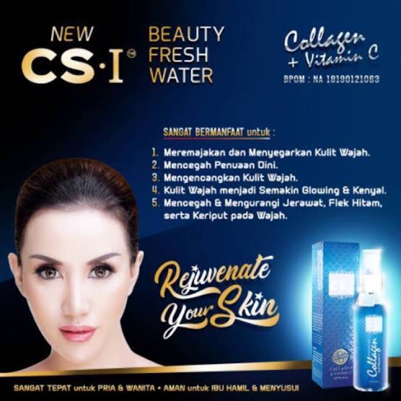 Collagen CSI + Vit c beauty water