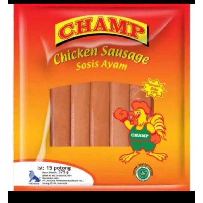 

sosis ayam champ 375gr isi 15pcs