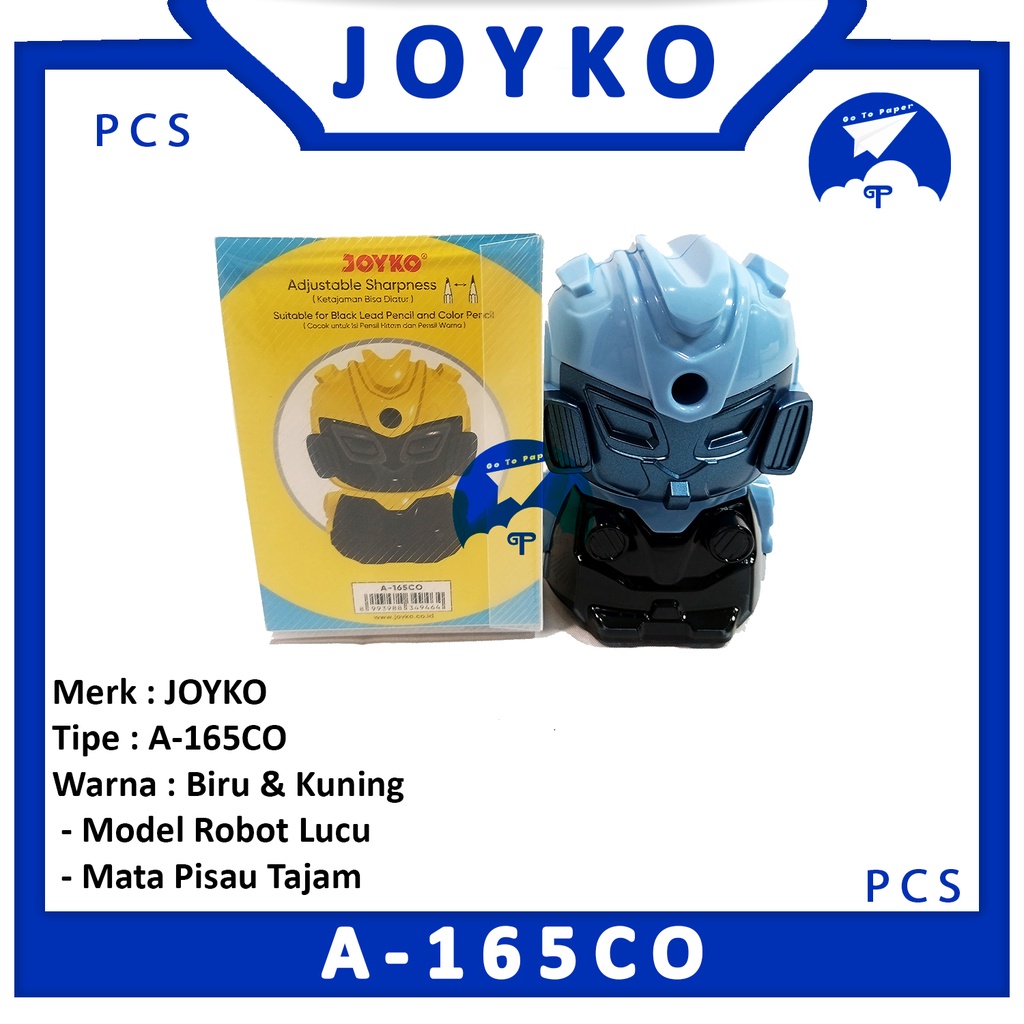 

JOYKO - Rautan Pensil Model Robot Lucu A-165CO Warna - Pcs