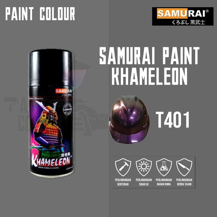 Samurai T401 Paint Bunglon Khameloeon 3D (Pilih Kode Di Ket)