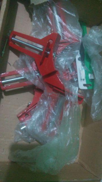 Homestoreoutlet Taffware Clamp Penjepit Sudut Frame Kayu 90 Derajat 75mm Zk1478100