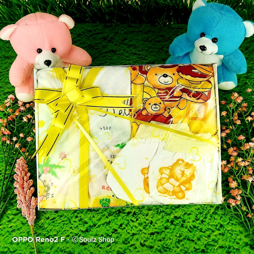 SOUL [Baby 03] Hamper Bayi Kado Lahiran Newborn Paket Set Lengkap  Cute Gift Parcel Real Pict Hampers baby boy and girl Parcel Bayi Laki-laki Perempuan