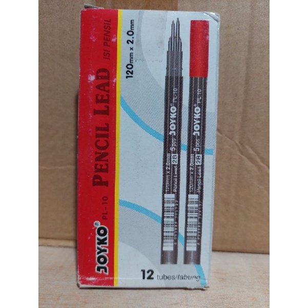 

Pensil lead PL-10 ( isi 12 Tabung) / Isi pensil 2.0 Joyko
