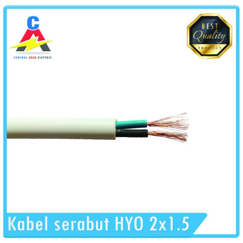 Kabel Listrik Serabut HYO 2 x 1.5 (50 Meter)