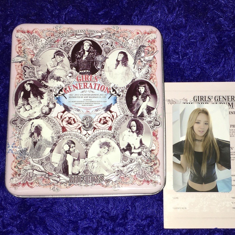ALBUM SNSD THE BOYS + PC HYOYEON