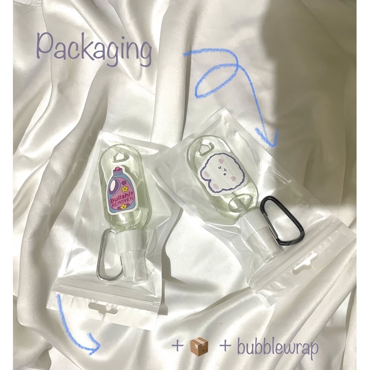 HANDSANITIZER GANTUNG 30ml(hargasudahtermasukGantungan,Isi,danStiker)