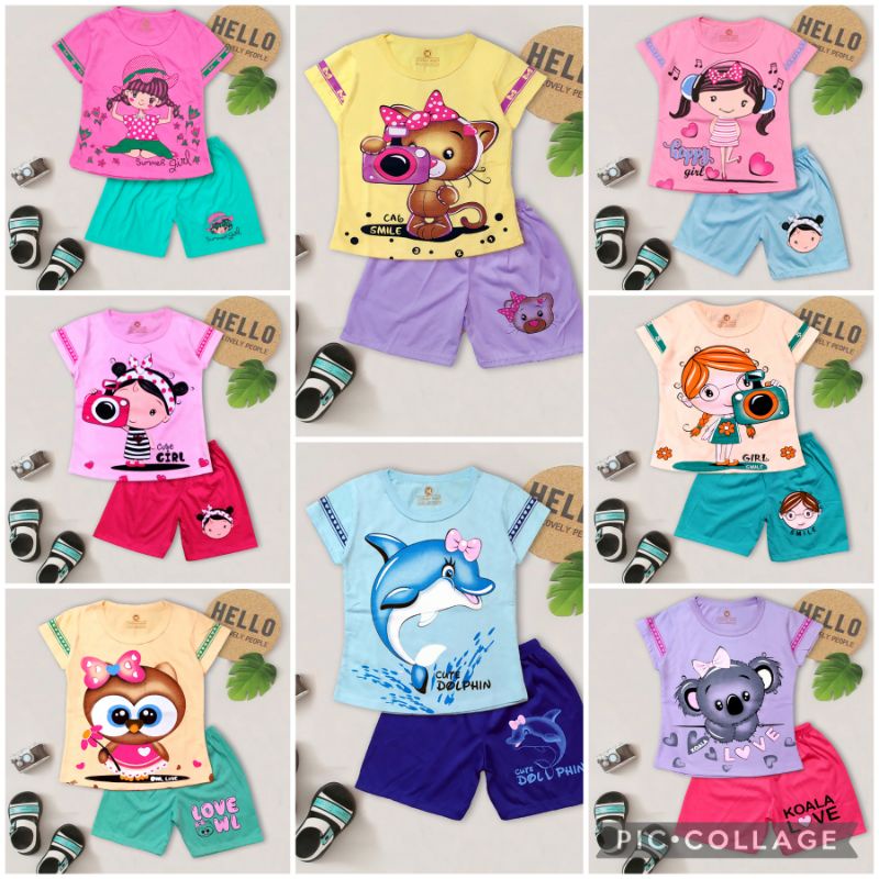 RAMORA SET  Setelan Anak Cewek/Setelan Anak Perempuan