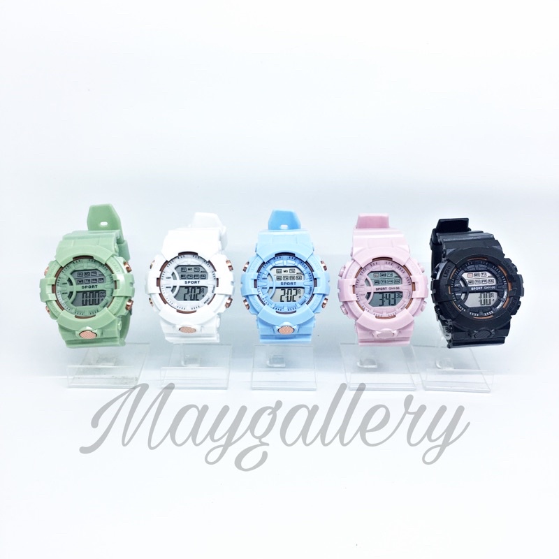 Jam Tangan Rubber Digital (Free Gift)