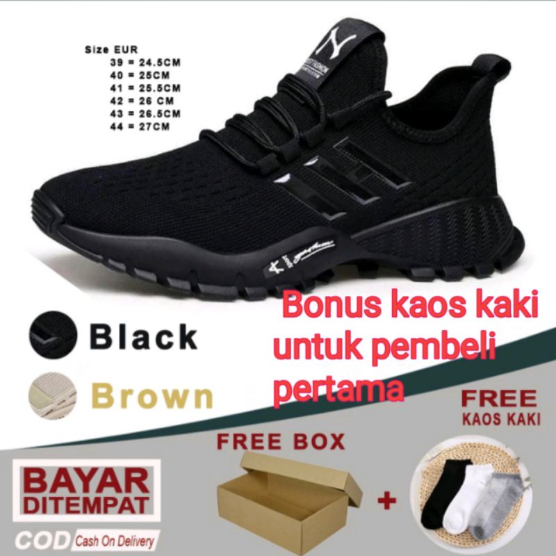 [ESSE] Original Import Sepatu Sneaker Running Pria