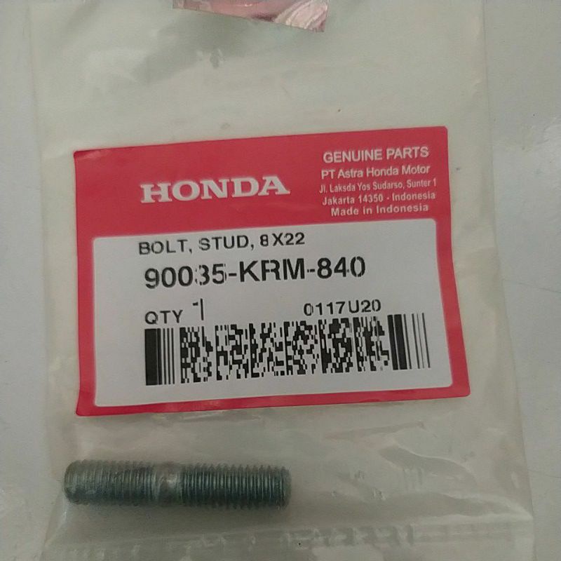 baut tanam knalpot megapro monoshok 90035krm840