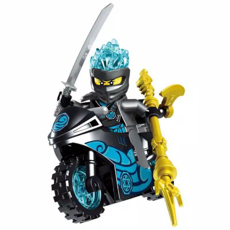 Lego Ninjago Nya Plus Motor Minifigure Ninja Kai Zane Wu Lloyd Elmo