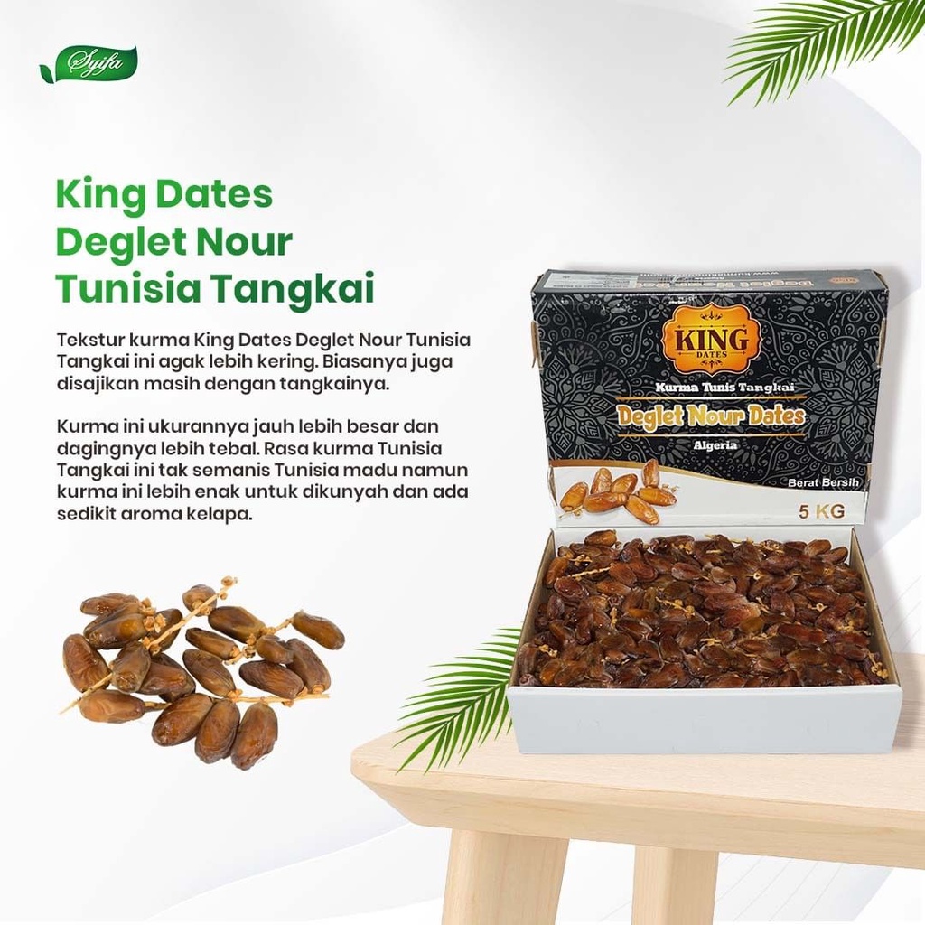 

Kurma Tunis Tangkai 5KG Degler Nour algeria Kurma Tunis Tangkai