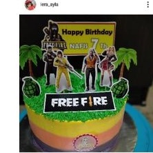 

tooper ff hiasan kue free fire