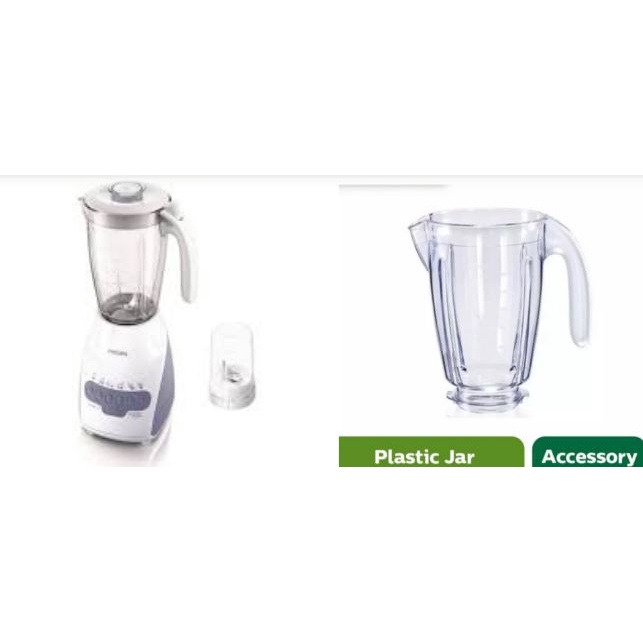 Gelas Blender Jus Tinggi Philips Sparepart Plastic Jar HR2957/55 - Sparepart Blender PHILIPS