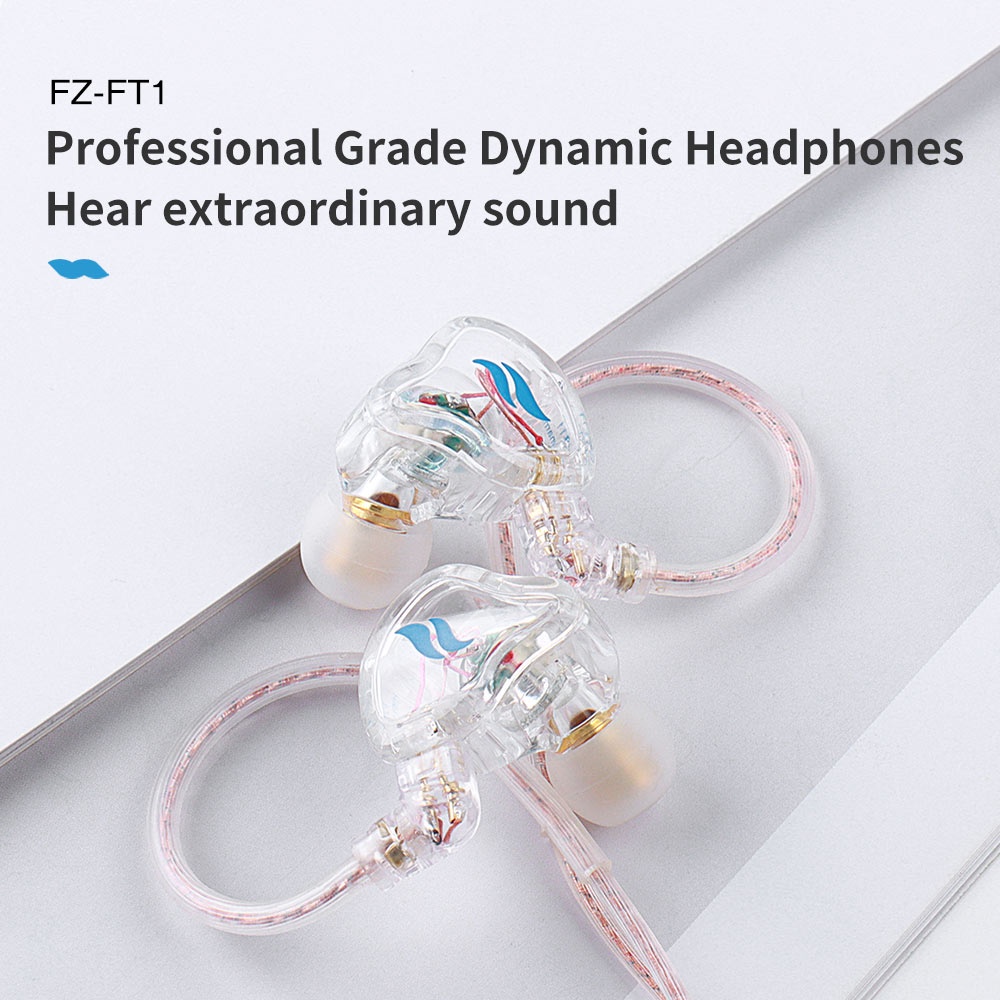 Fz FT1 Earphone In ear HiFi 1DD Dynamic Heavy Bass Untuk Olahraga Lari