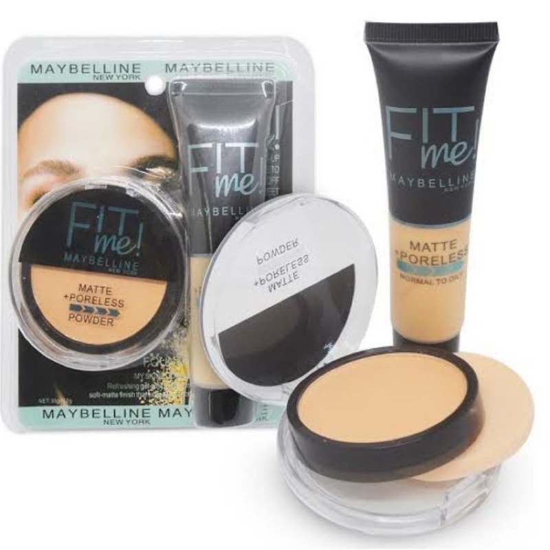 [ PER SET ] MAYBELINE FIT ME SET 2IN1