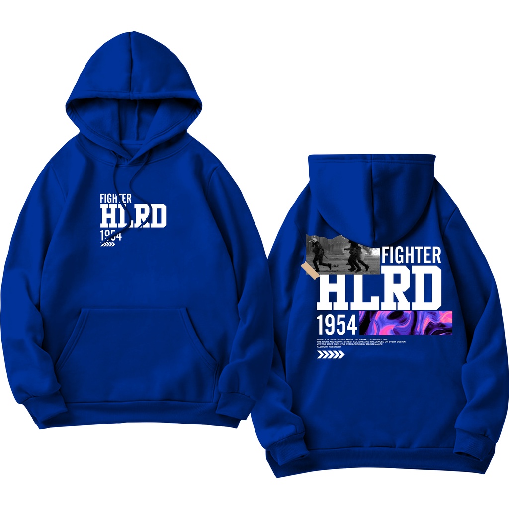 Holyrider Jumper Hoodie Fighter 1954 II Sweater Hoodie HLRD Sablon DTF Fleece Cotton II SIZE M-XXL (Pria &amp; Wanita) Free stiker&amp;Gantungan Kunci