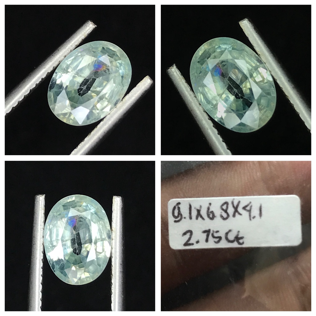 Natural 2.75ct Light Green Zircon