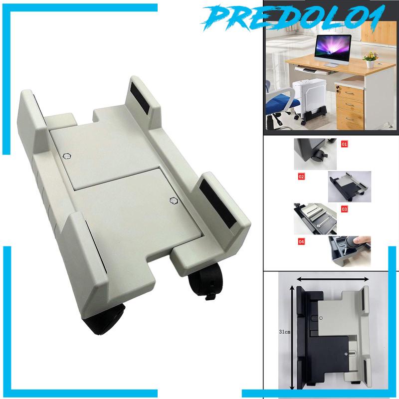 [PREDOLO1] CPU Holder Mobile Computer Tower Stand Easy Movement