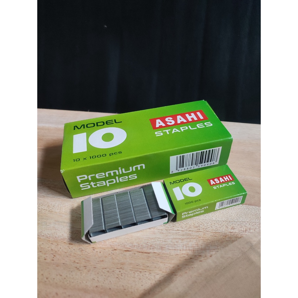 Isi Staples Asahi no.10 isi 1 box (Perpak)