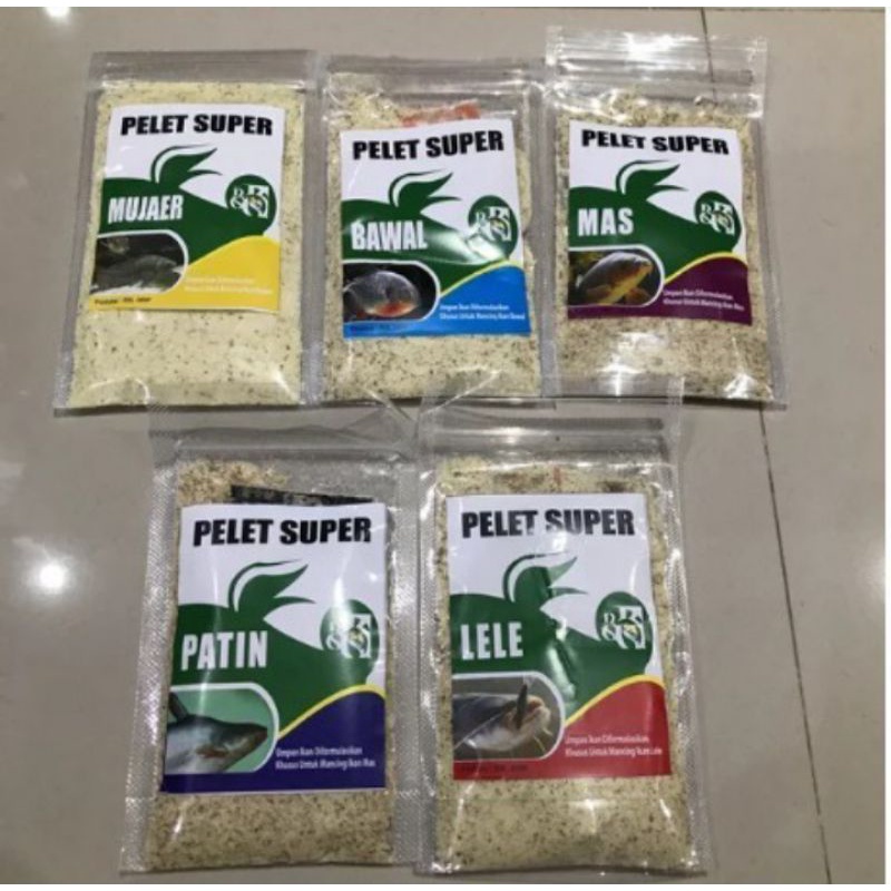 umpan pancing pelet super, umpan pancing ikan mas, umpan mancing mujair, umpan mancing ikan patin,