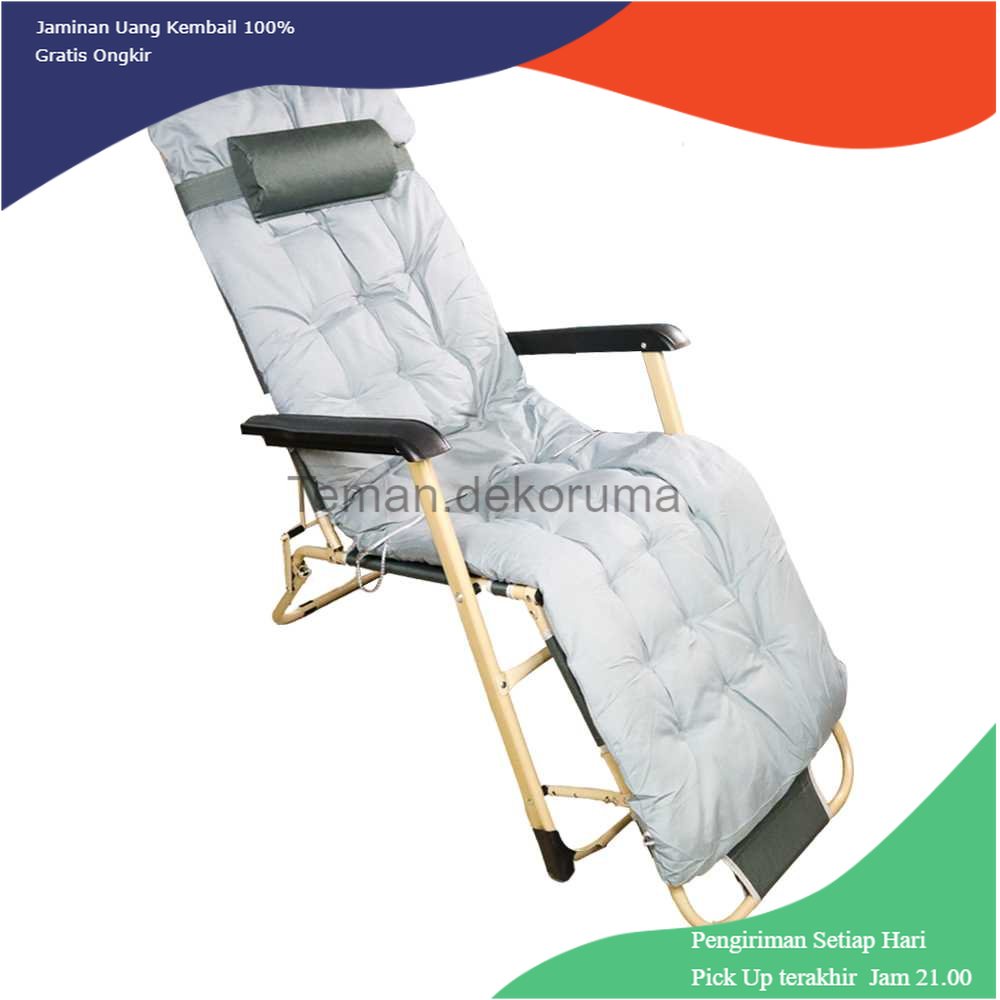 TD - RUM MateMite Kursi Lipat Kerja Folding Recliner Lounge Chair - MMIT598