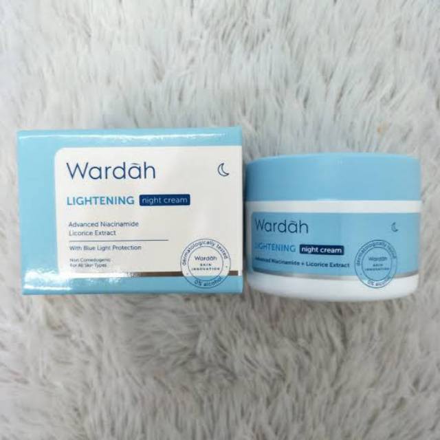 PROMO WARDAH Lightening NIGHT CREAM 30g (besar)/Cream Malam/WARDAH