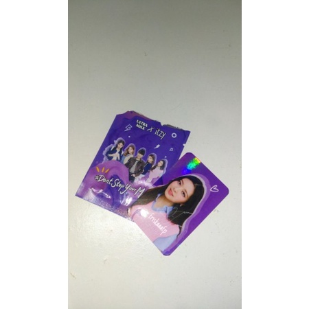 photocard Yuna itzy x ultramilk