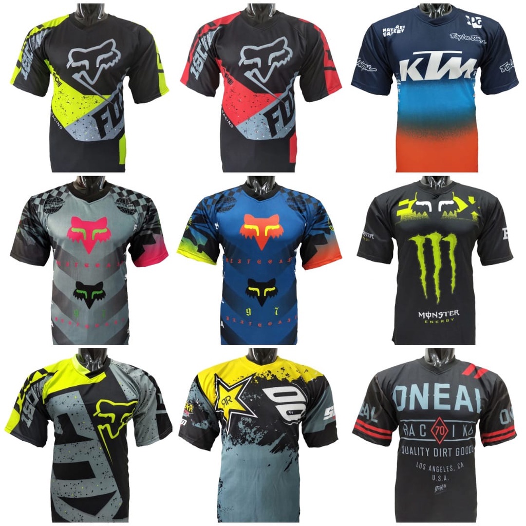 JERSEY SEPEDA LENGAN PENDEK / KAOS SEPEDA / BAJU SEPEDA / JERSEY MOTOCROSS