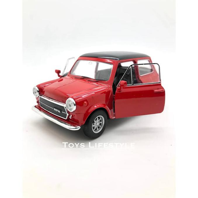 Welly Diecast - Mini Cooper 1300 Skala 1:32 (Merah)