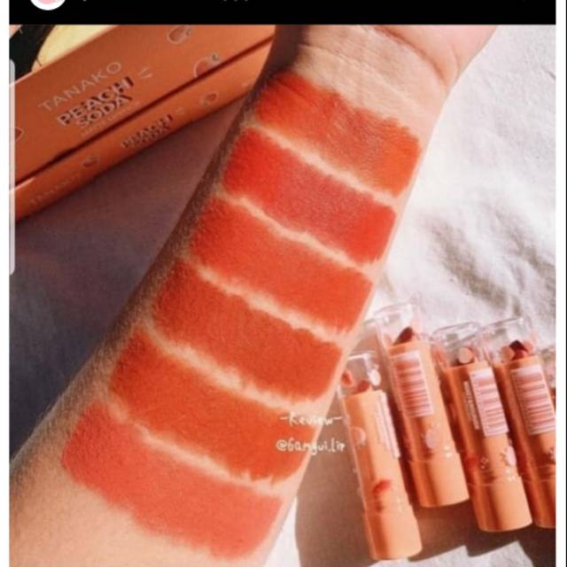 [ ECER ] TANAKO &amp; IMAN PEACH LIPSTICK