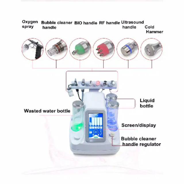 PO alat hydrapeel 6in1 & 7in1  Aquapeel  RF Vacum komedo Hydro oxygenpeel dermabrasi