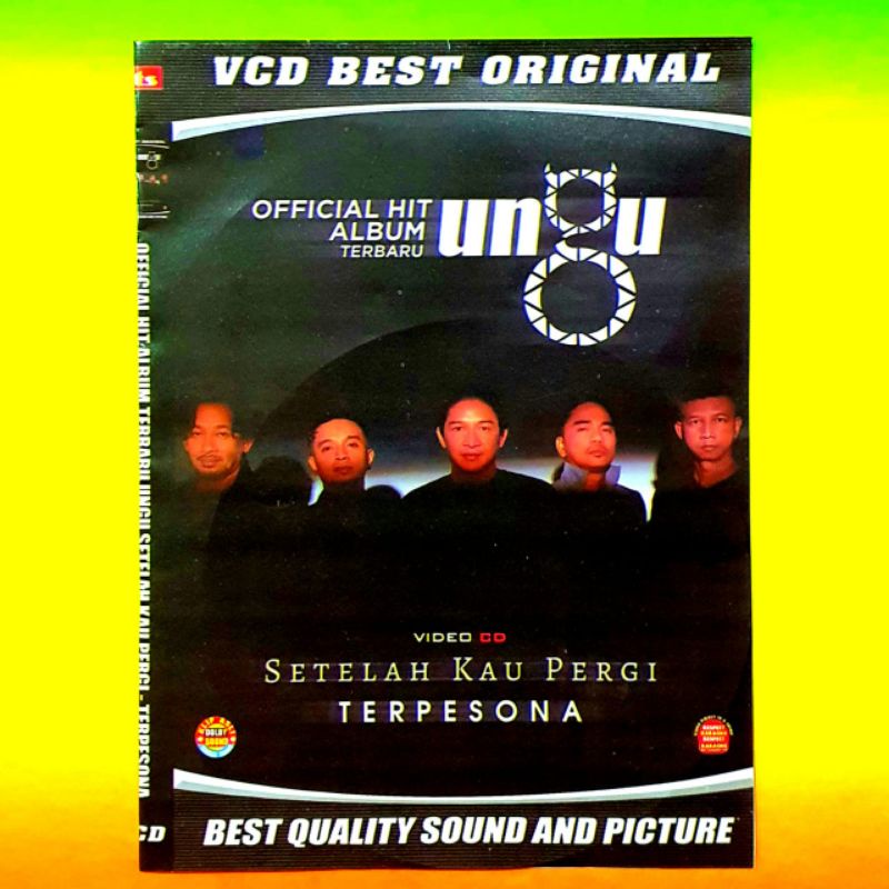 KASET CD LAGU OFFICIAL HIT ALBUM TERBARU UNGU-LAGU UNGU TERBAIK-LAGU POP BAND UNGU TERLARIS