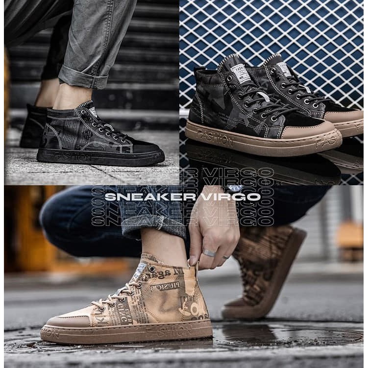 Sneakers Virgo Sepatu Mantic Sneaker Pria Import keren simpel Murah/ basic sepatu casual unisex ting