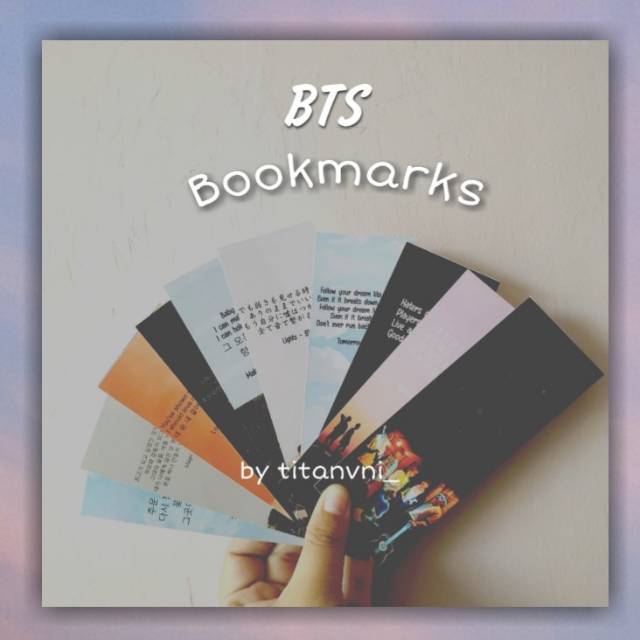 

BTS Bookmarks / pembatas buku