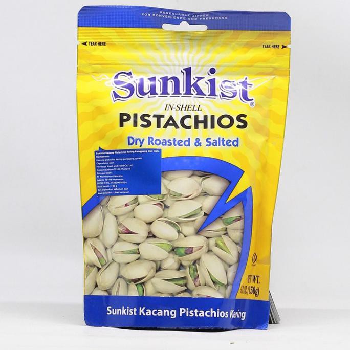 

Sunkist Roasted Pistachio Kacang-Kacangan 150 G Titanium.Store1